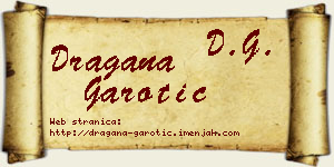 Dragana Garotić vizit kartica